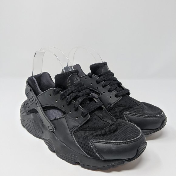 nike huarache all black